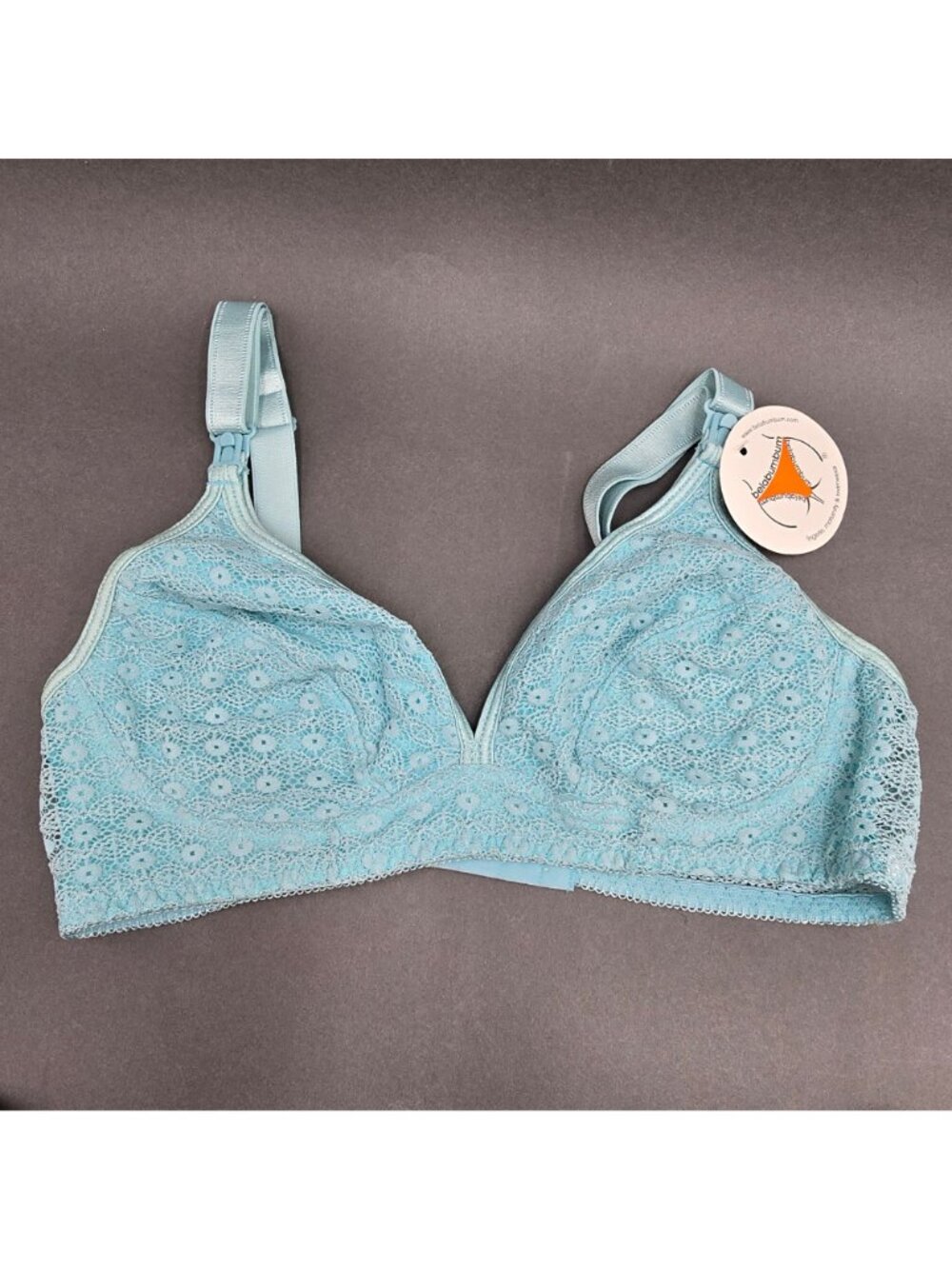Belabumbum Lace Nursing Bra Lot Of 3 Small Pastel Blue Purple Cream Maternity - Picture 2 of 7